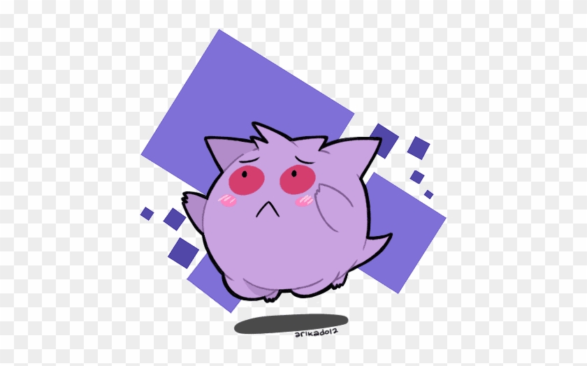 Pokemon My Art Fan Art Gengar Artists On Tumblr Pokemon - Pokemon Art Gif Transparent #921667