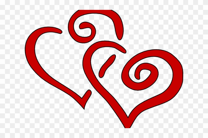 Swirly Love Cliparts - Hearts Clip Art #921699