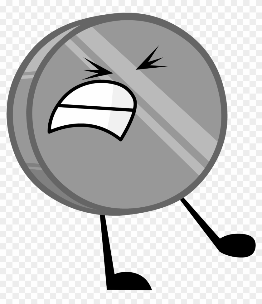 Nickel Clipart Black And White - Bfdi Boomerang #921810