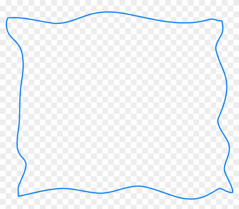Free Blue Border - Squiggle Border Png #921870