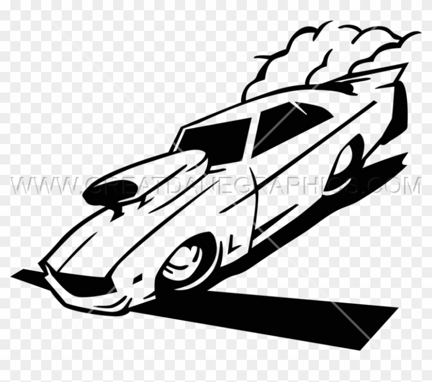 Printing To Mac - Drag Racing Clip Art #921903