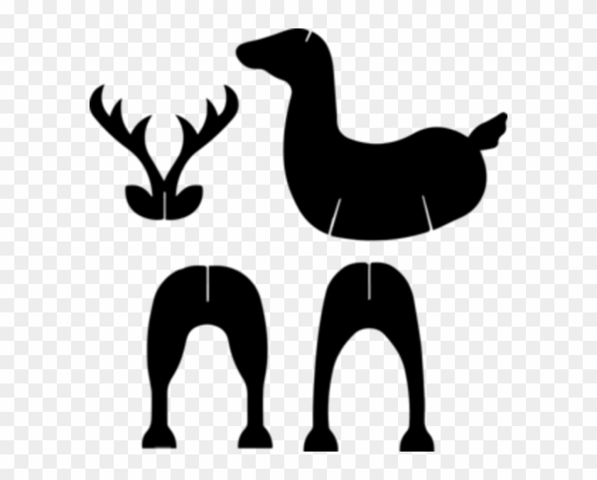 3d Deer Clip Art At Clker - 3d Reindeer Svg #921911