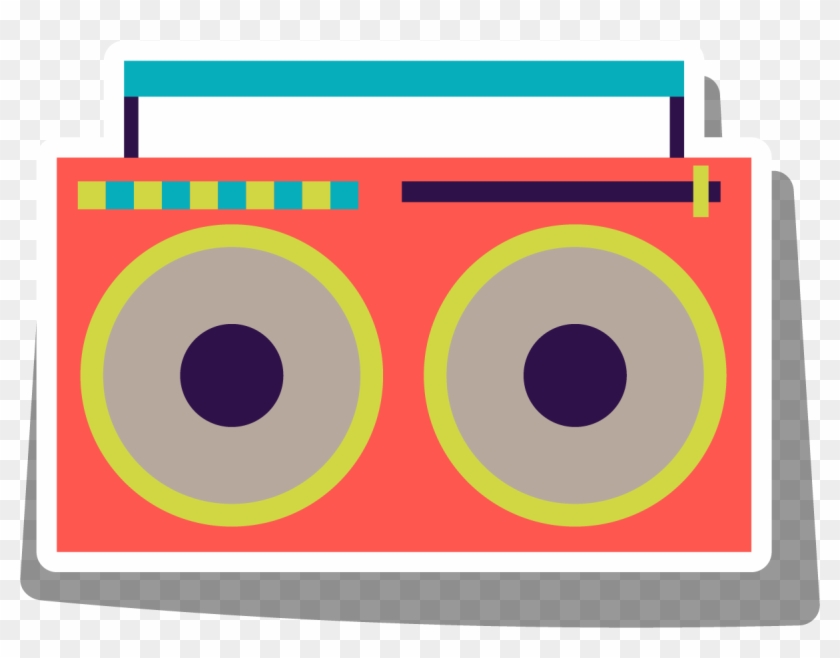 Tape Recorder Clip Art - Cartoon Icon Radio Png #921917