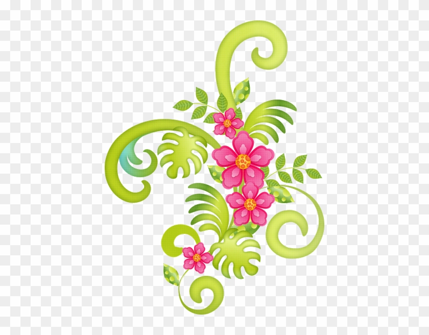 Flowers Of The Girls Luau Clipart - Havaiana Minus #921953