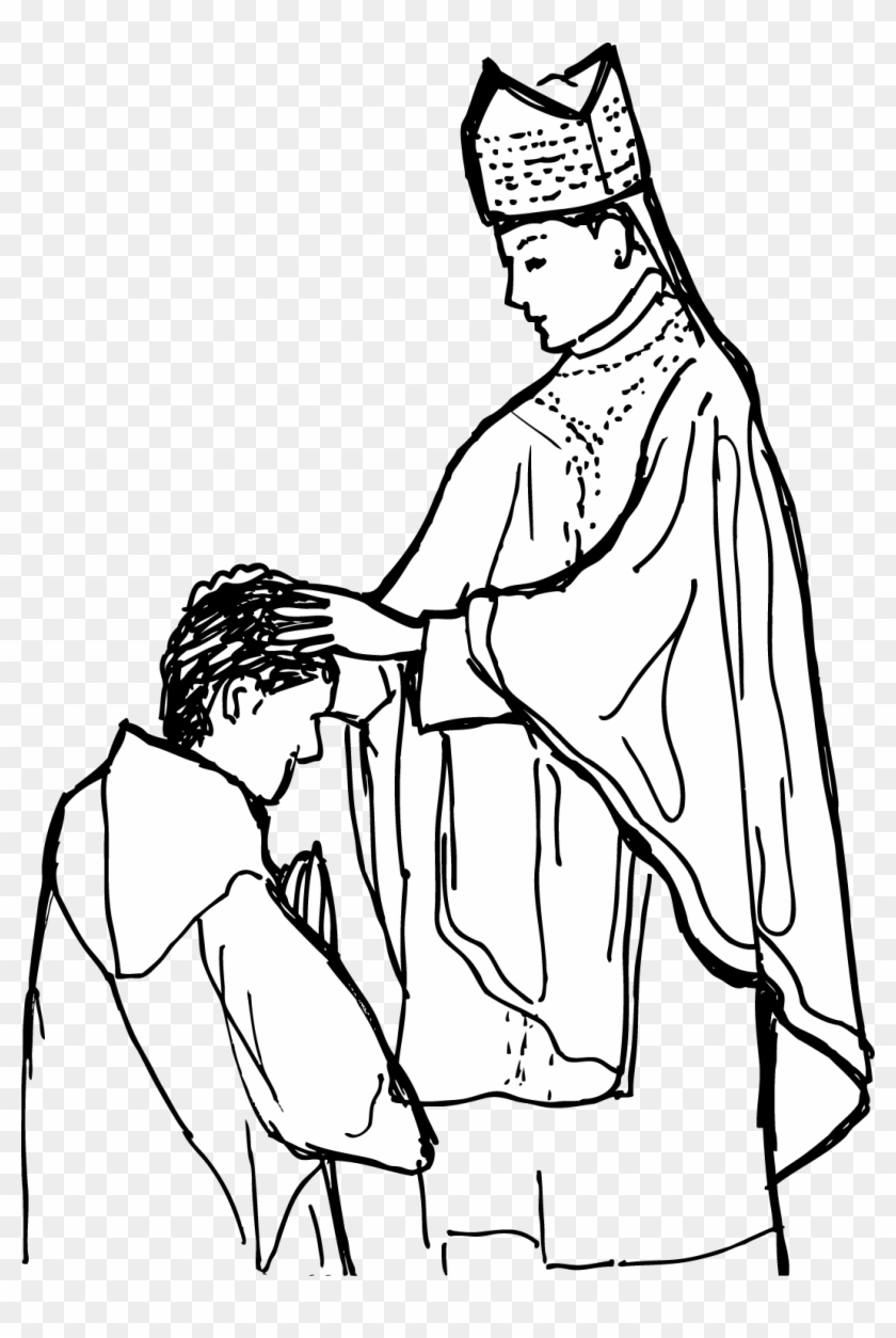 Holy Orders Clipart - Holy Orders Coloring Page #922034
