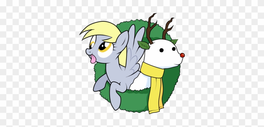 Derpy Hooves And Snowdeer By Southparktaoist - My Little Pony: Friendship Is Magic #922463