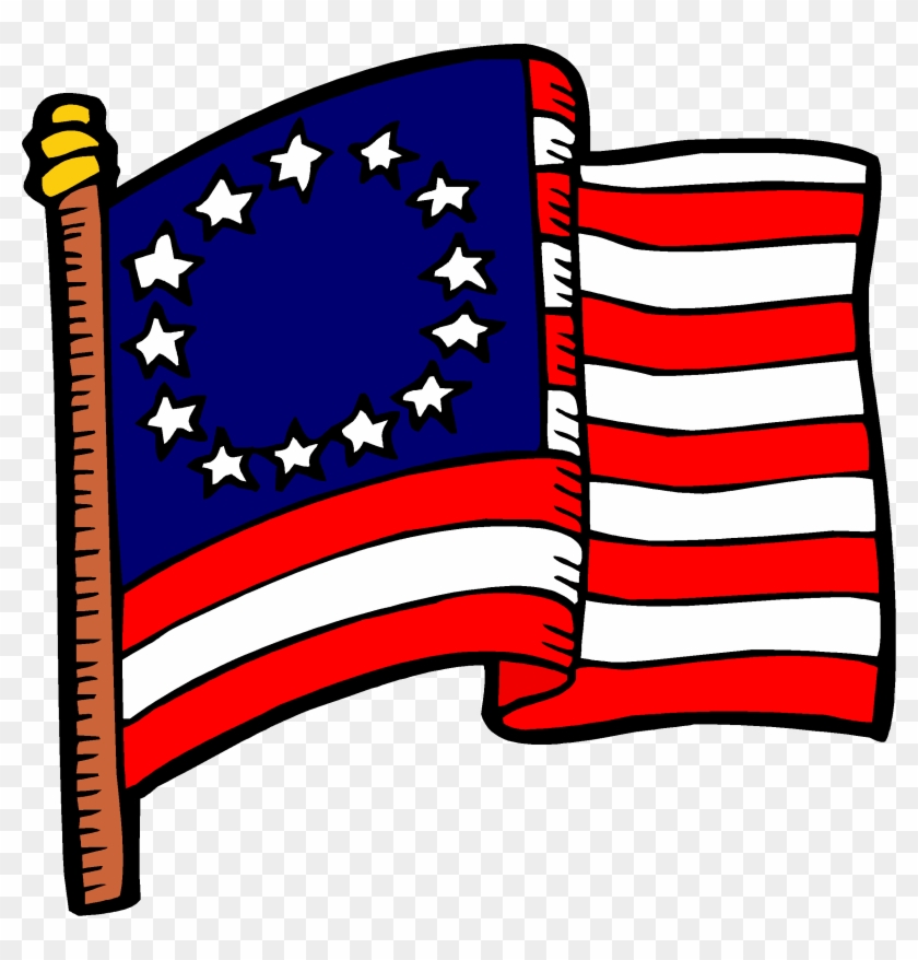 Treaty Of Paris - American Flag With 13 Stars #922733
