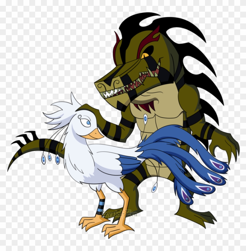 The Dragon And Phoenix By Crystal-zen - Cartoon #922855