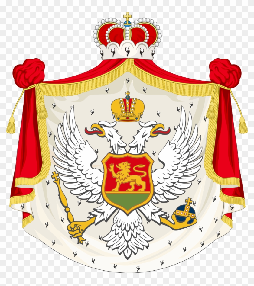 Coat Of Arms Of The Kingdom Of Montenegro - Coat Of Arms Of Montenegro #922901