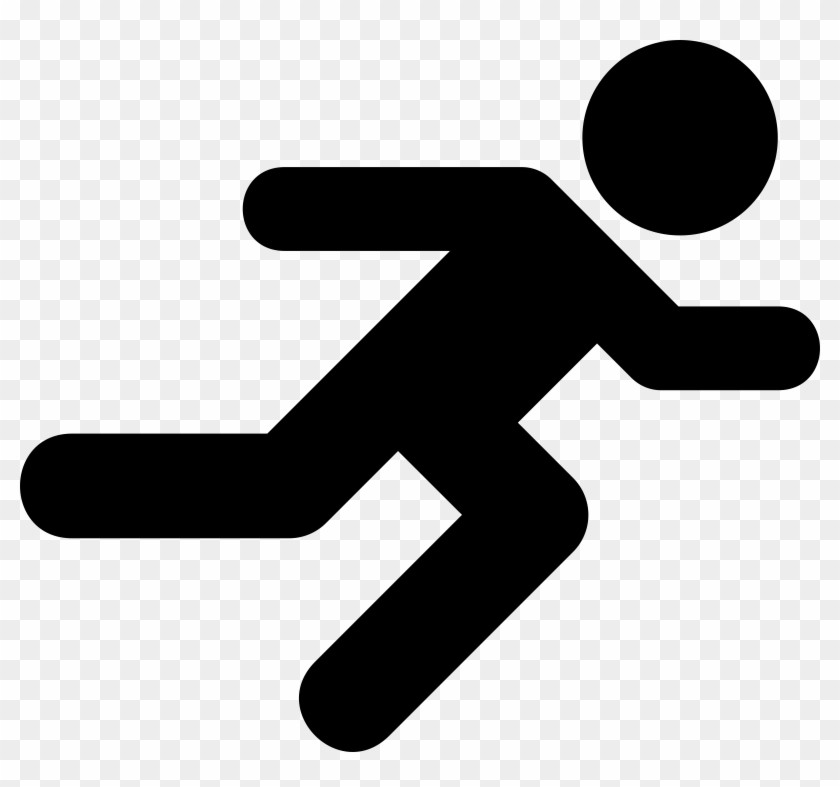 Patient Running Clipart, Free Patient Running Clipart - Running Man Icon Png #922935