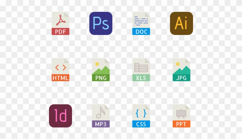 40 File Types Color Icons - Screenshot #922946