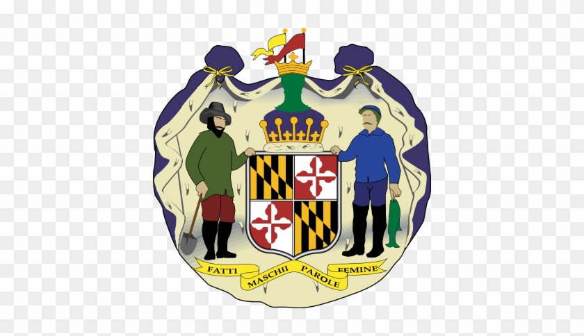 The Coat Of Arms Of Maryland - Maryland State Coat Of Arms #923055