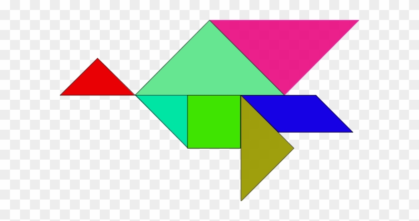 Tangram 3 Vector Clip Art - Triangle #923108