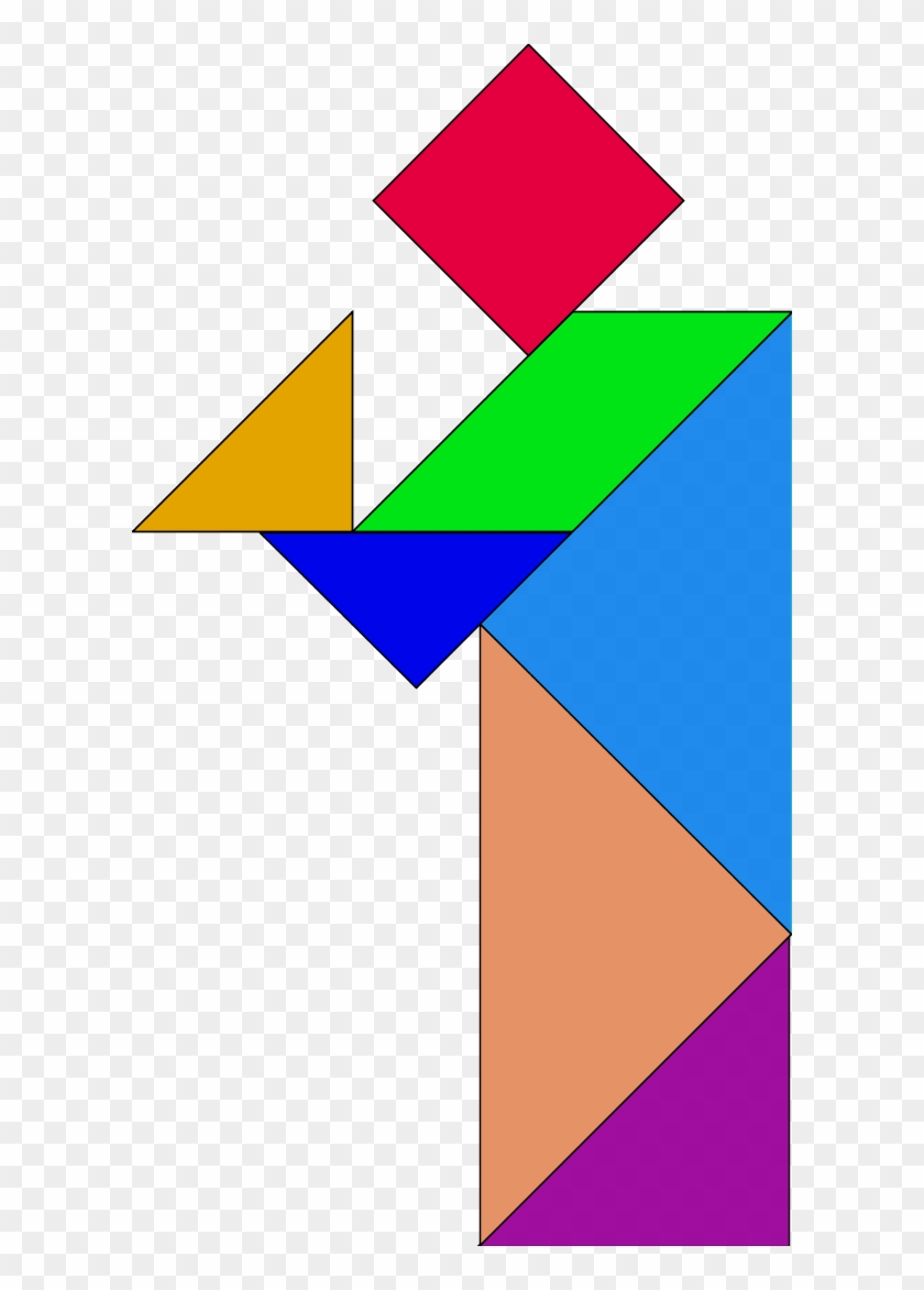 Tangram 6 Vector Clip Art - Triangle #923114