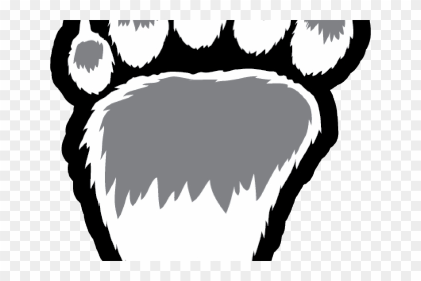 Polar Bear Clipart Foot - Bearpaw White Png #923142