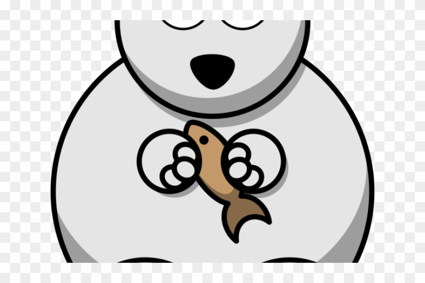 Polar Bear Clipart Animated - Cartoon Polar Bear #923144
