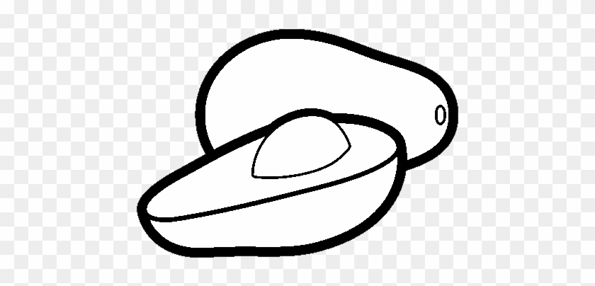 Avocados Coloring Page - Aguacate Para Colorear #923175
