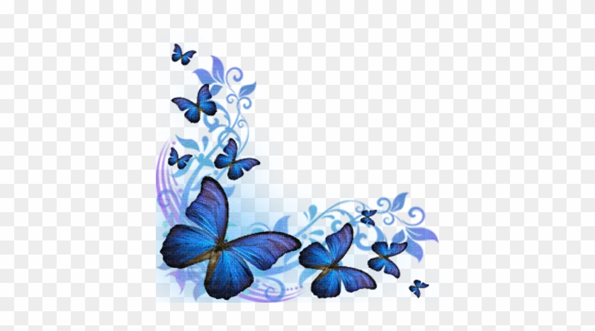 blue butterfly transparent background