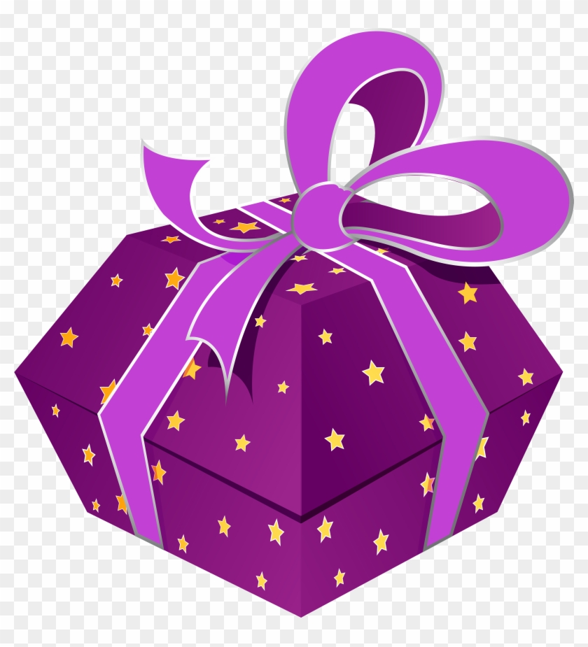 Purple Gift Box, Purple, Gift Box Png Image And Clipart - Purple Present Clipart #923287