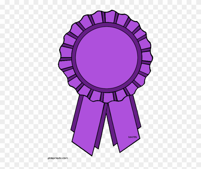 Tail Clipart Ribbon - Purple Award Ribbon Clipart #923289
