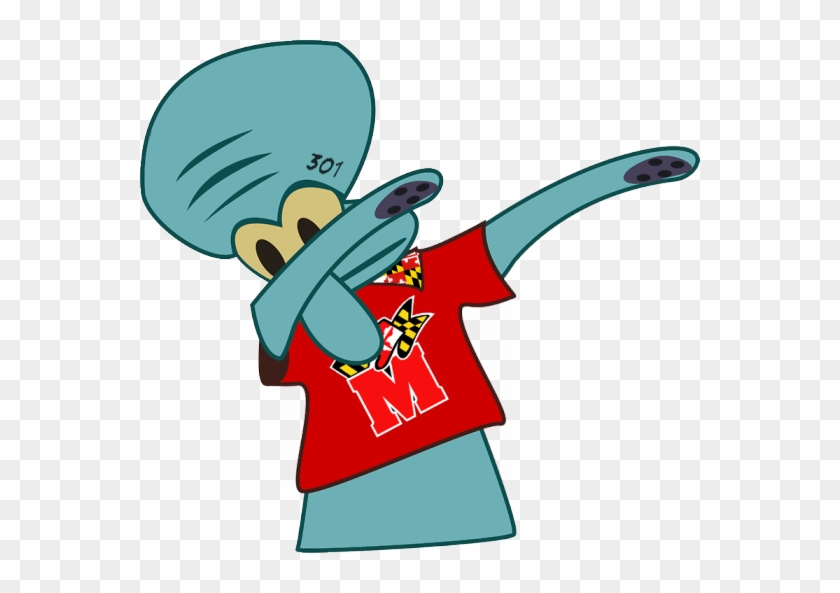 Bodymore - Dabbing Squidward Png #923317