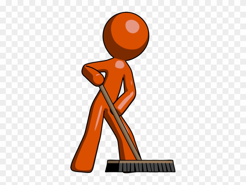 Mascot Man Cleaning Services Janitor - Bubble #923465
