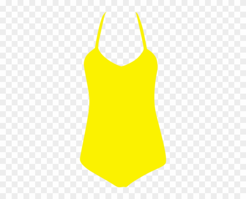Swimsuit - Clipart - Yellow Swimsuit Clipart #923515