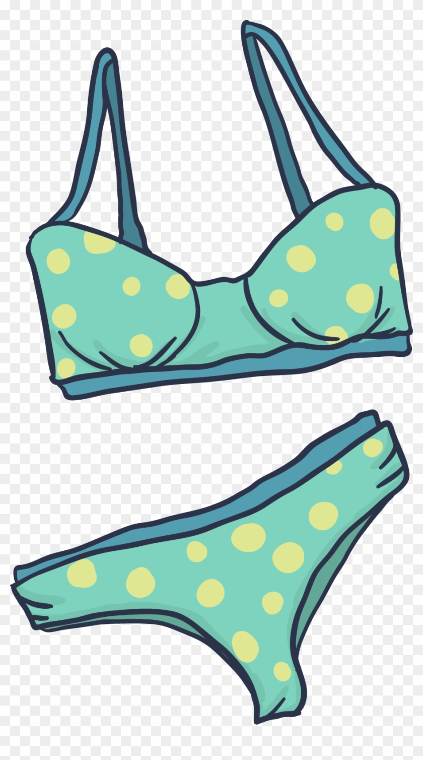 Girl Bathing Suit Clipart Transparent PNG Hd, Little Girl In A Bathing Suit,  Summer, Scorching Hot, Very Hot PNG Image For Free Download