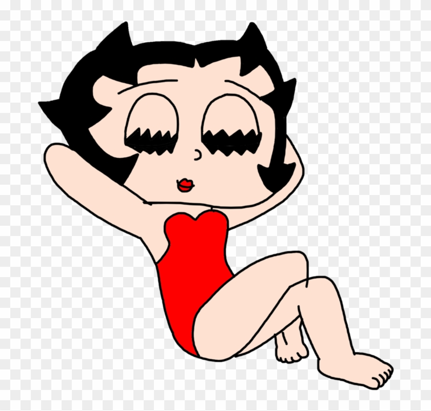 Betty Boop Relaxing With Swimsuit By Marcospower1996 - Asgardia #923538