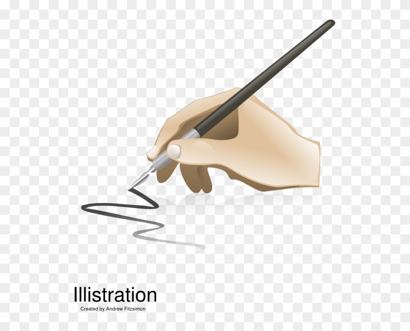 Pen Clipart Caligraphy - Calligraphy Clip Art #923602