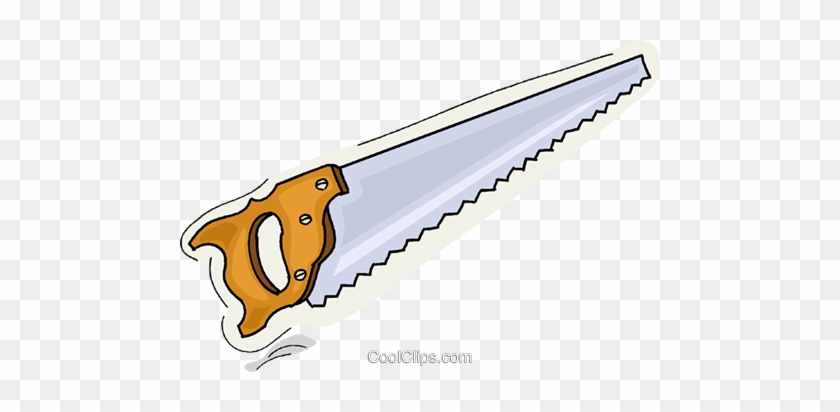 Wood Saw Royalty Free Vector Clip Art Illustration - Serra Clipart #923640