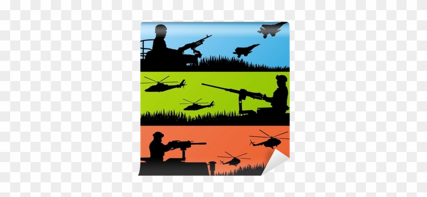 Army Soldiers, Planes, Helicopters And Guns Background - Soldier #923784