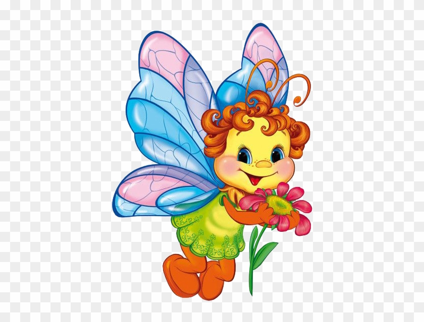 Butterfly Bee Insect Cartoon Clip Art - Beautiful Cute Butterfly Cartoon #923854