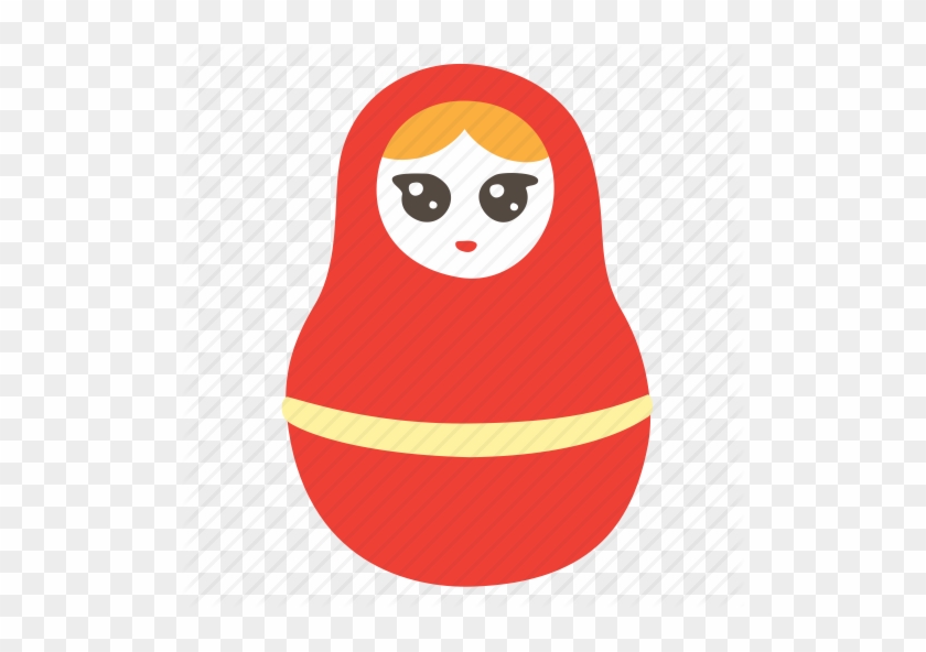 Cute Matryoshka Clip Art, Babushka, Russian Doll Clipart, - Matreshka Icon #923880