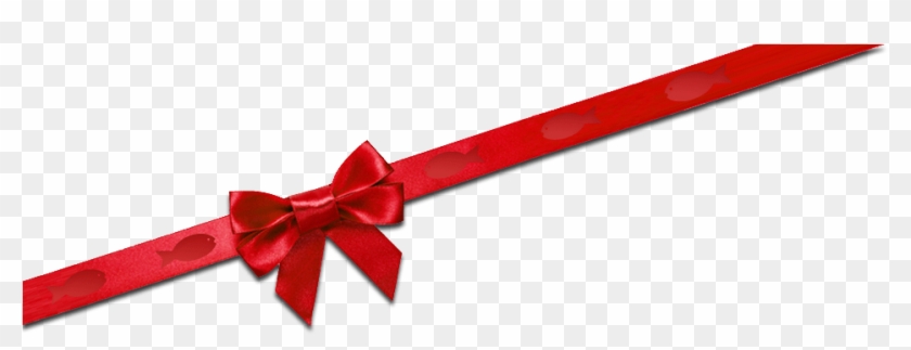 Birthday Christmas Ribbon Clip Art - Gift Ribbon Png Vector #923936