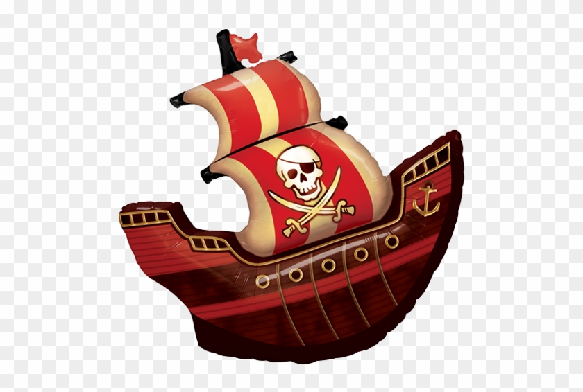 40" Pirate Ship Balloon Super Shape - Pirate Ship #924121