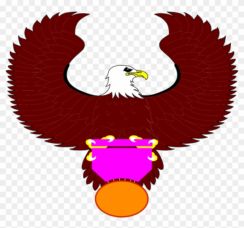 Illustration Of An Eagle With A Blank Medal - Saw #924130