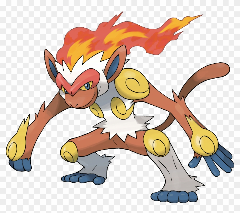 Fire Monkey Pokemon 35 Fit Max H 1536 W S Fire Monkey - Pokemon Infernape #924173