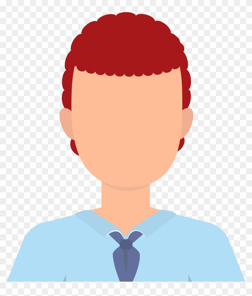 Red Hair Nose Illustration - Head Of A Man #924180