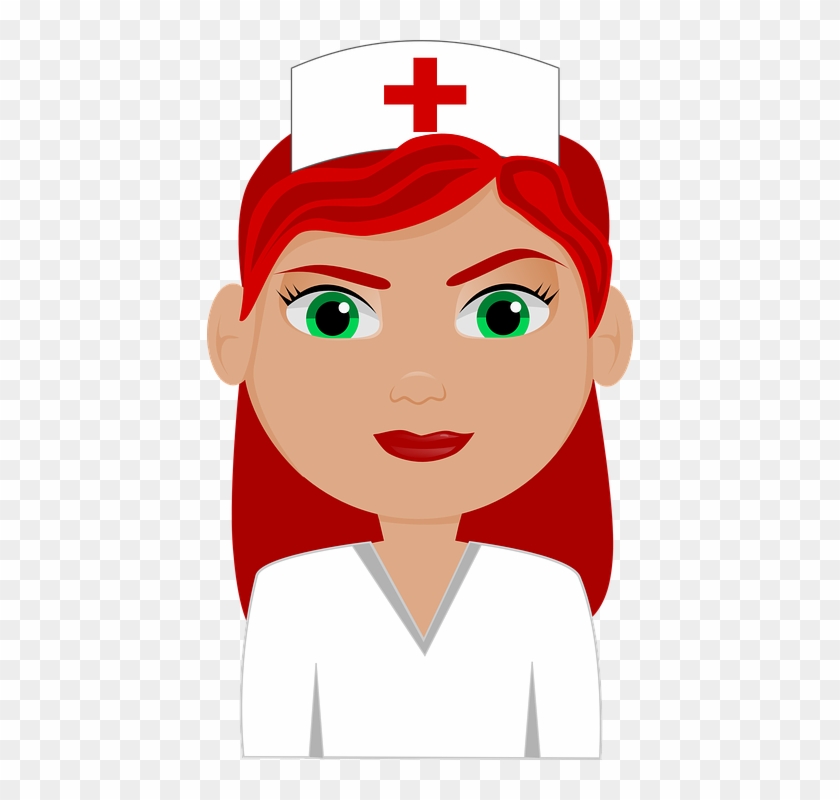 Redhead Clipart Nurse - Journal Pages - Best Nurse (red Hair): 6" X 9", Lined #924193