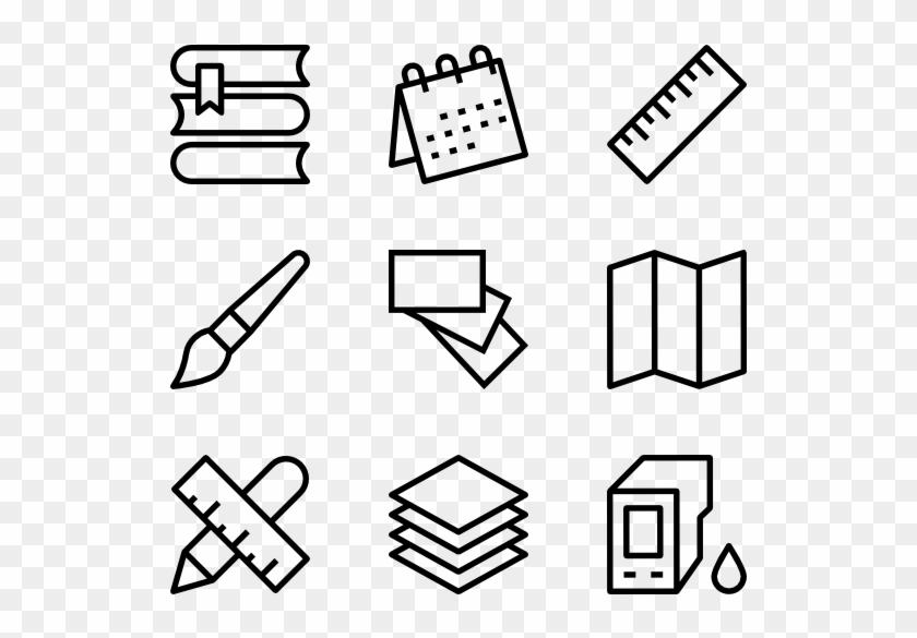 Stationery - Pasta Icons #924198