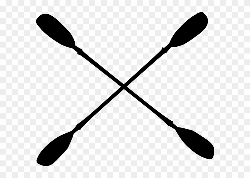 Canoe Paddle Clipart Crossed - Kayak Paddle Png #924226