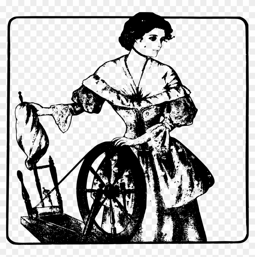 Similar Clip Art - Woman On A Spindle #924249