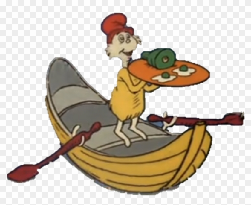 Sam I Am On Rowboat - Cartoon #924253