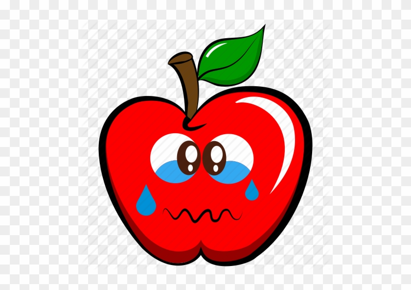Crying Clipart Whiner - Sad Apple Emoji #924455