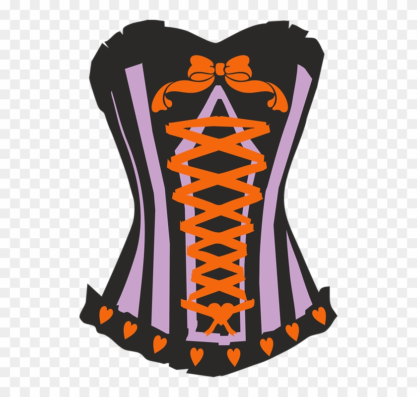 Old Fashioned Lace Up Corset - Corset Lacing Vector Free Download #924530