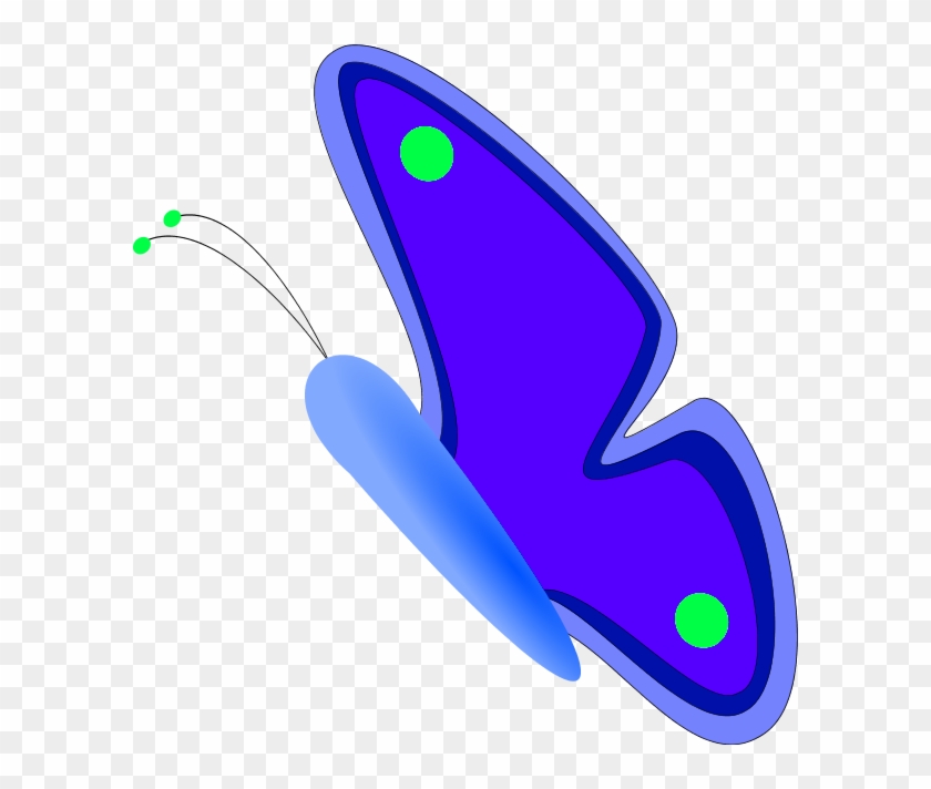 Side Butterfly Clipart - Butterfly Clip Art #924529