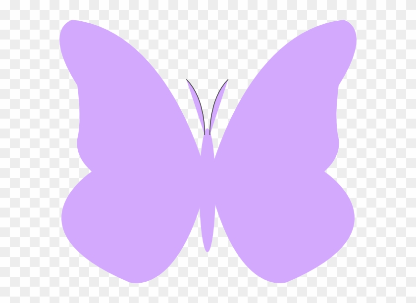 Bright Butterfly Clip Art At Bclipart Com Vector Clip - Solid Color Butterfly Clipart #924587