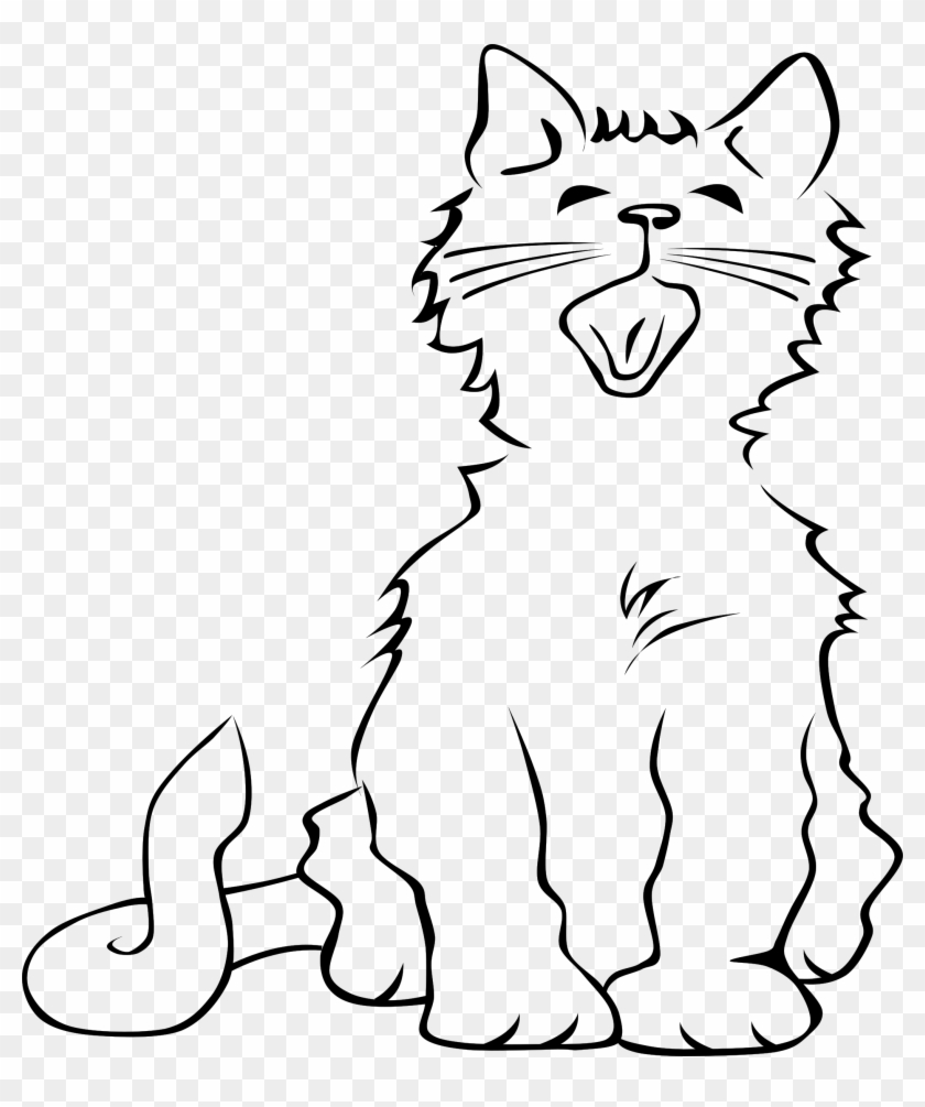 Cat Yawning - Cat Meow Clip Art #924616