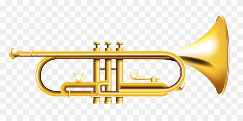 Trumpet With Music Notes #924682